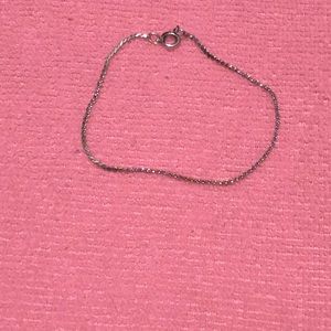 Women’s Thin Delicate Silver tone Bracelet